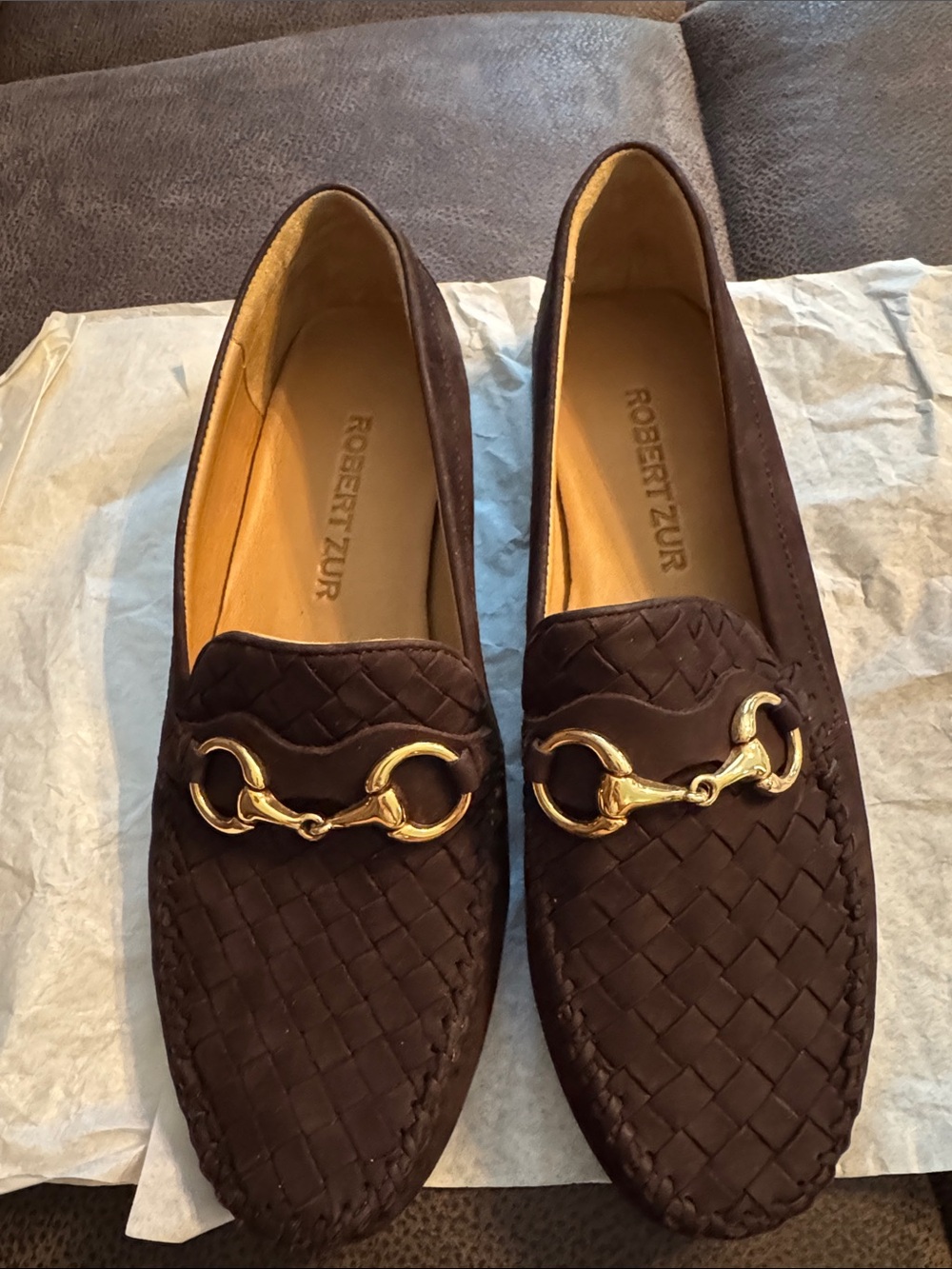 ROBERT ZUR PERLATA  DRIVING MOCCASIN Size 10M